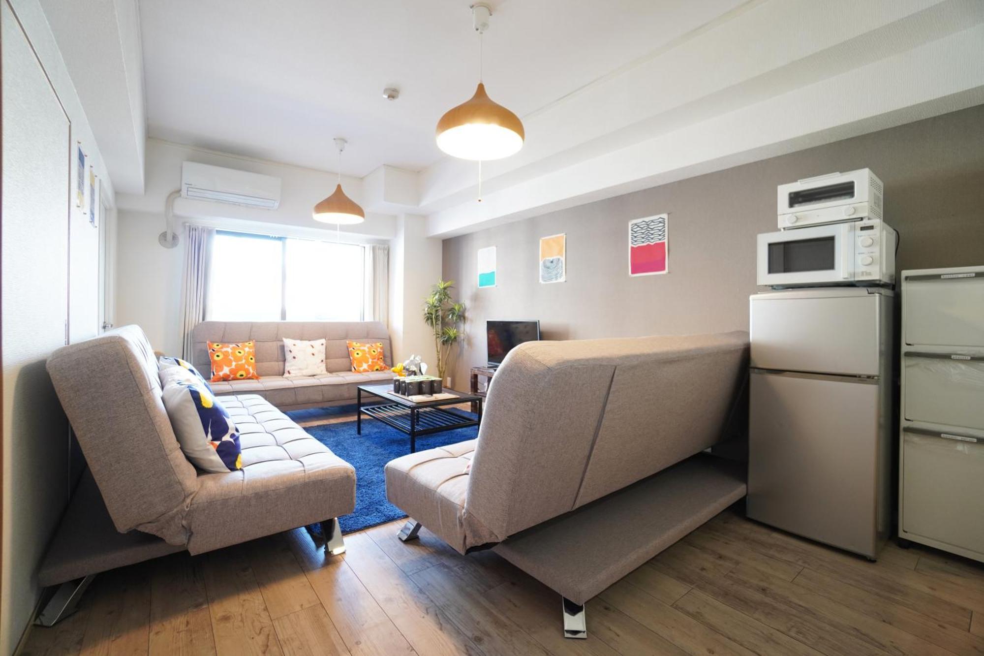 Tsurigane Building Apartment Osaka Bagian luar foto